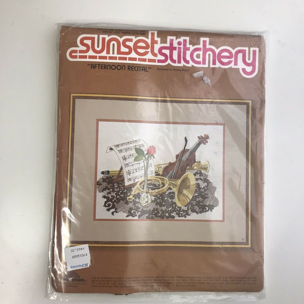 Sunset Stitchery Embroidery Kit # 2202